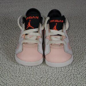 AIR JORDAN 6 RETRO INFRARED PINK KIDS 4C